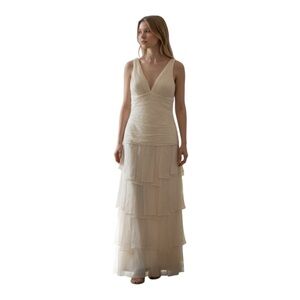 BICICI Elegant Cream Evening Gown